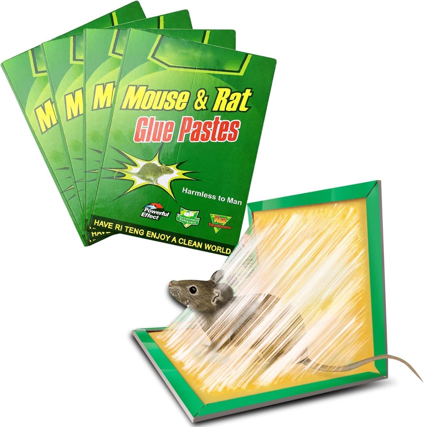 Piege a Souris, Piege a Rat,Colle Souris Piege Attrape Souris Anti Souris Plaques Collantes Souris, Plaques de glu Anti Souris Anti Rat (10pcs)