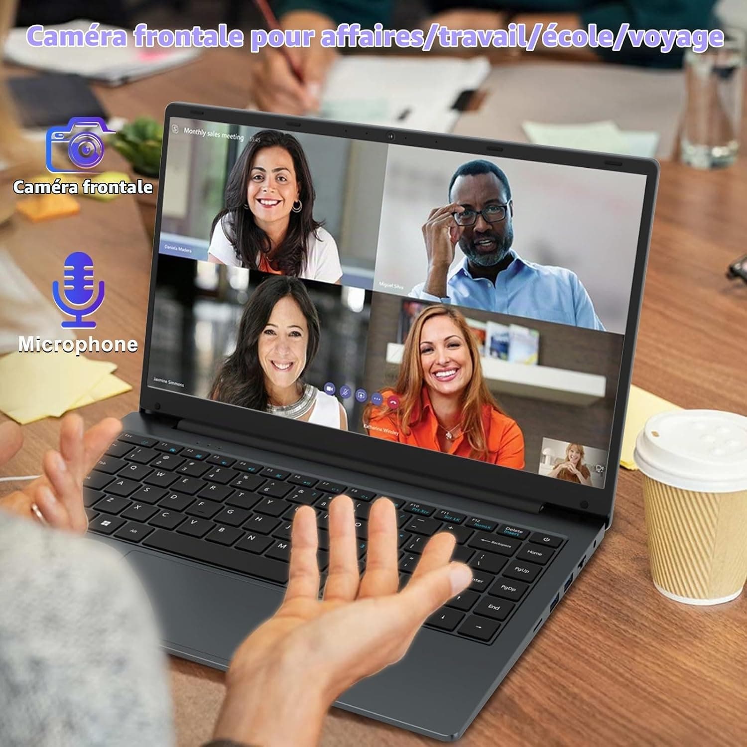 PC Portable 14 pouces FHD, Processeur Core i7, 8 Go RAM, 256 Go SSD