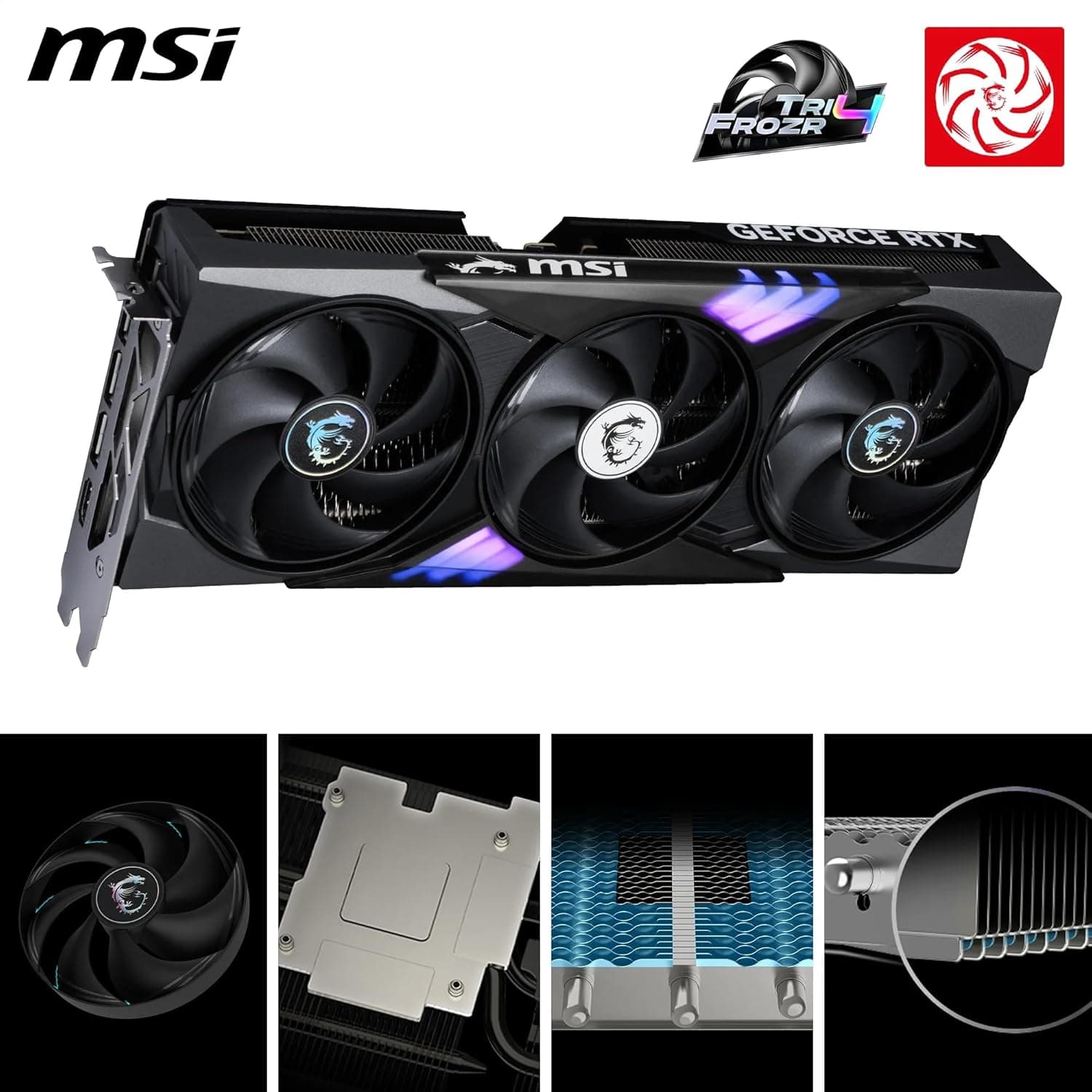 MSI NVIDIA GeForce RTX 5060 Ti 8G Gaming Trio OC Carte Graphique