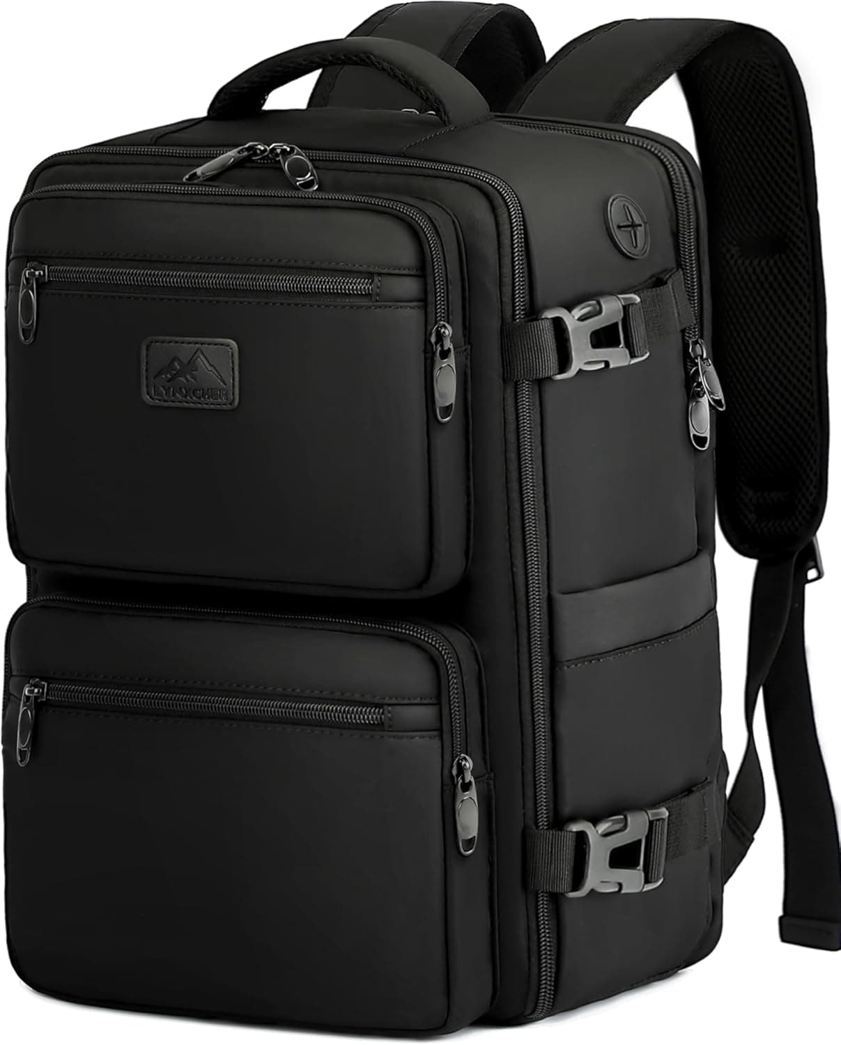Bagage Cabine 45x36x20 pour Easyjet Sac a Dos Voyage Cabine Avion Sac à Dos Voyage 30 L Bagage à Main pour Femme Homme Ordinateur Portable 15.6 Pouces(Noir,M)