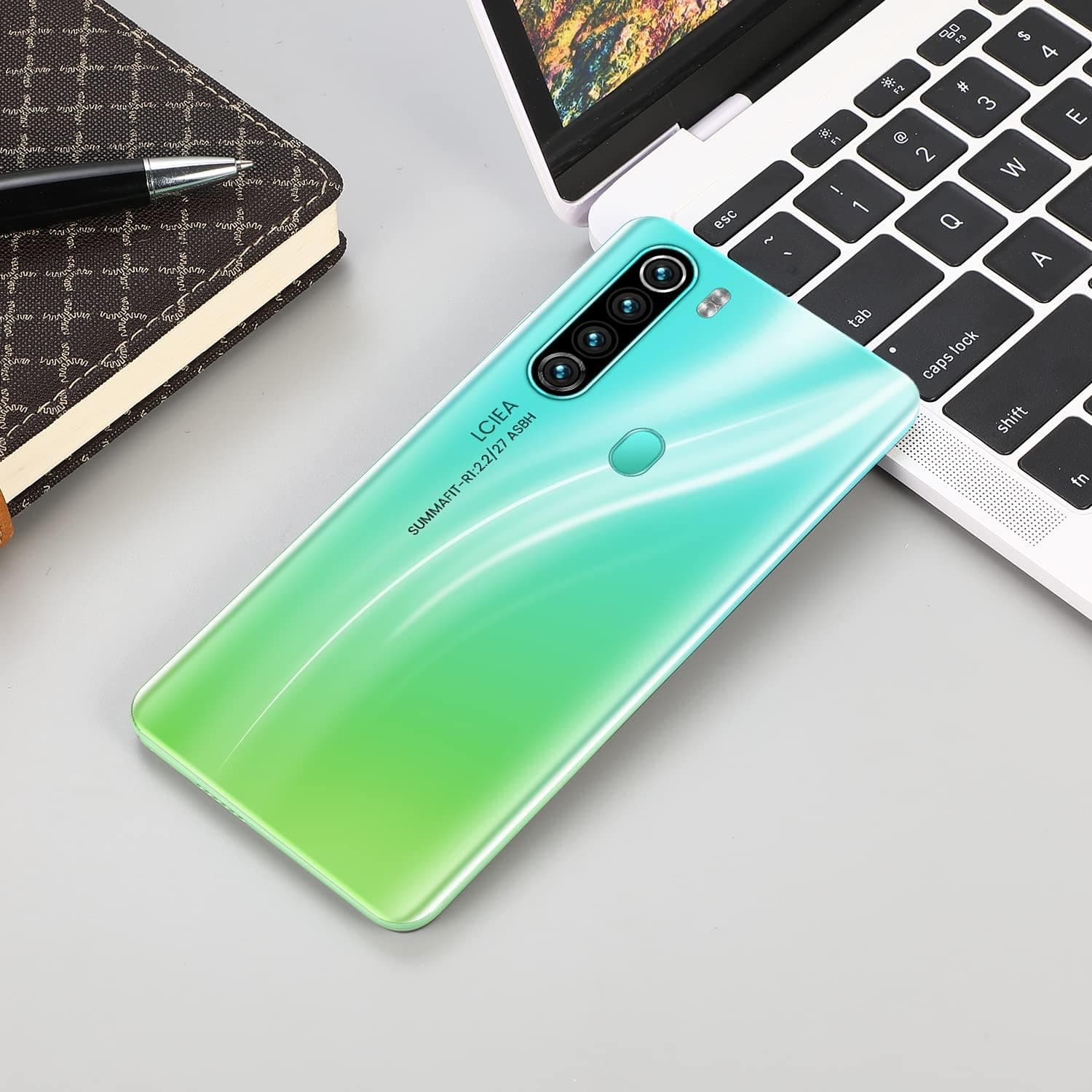 M80Pro Smartphone, écran 5.0”, Android OS, Téléphone Portable à Double SIM, 16 Go ROM, Double Caméra, Bluetooth, GPS, Wi-FI (M80Pro-Green)