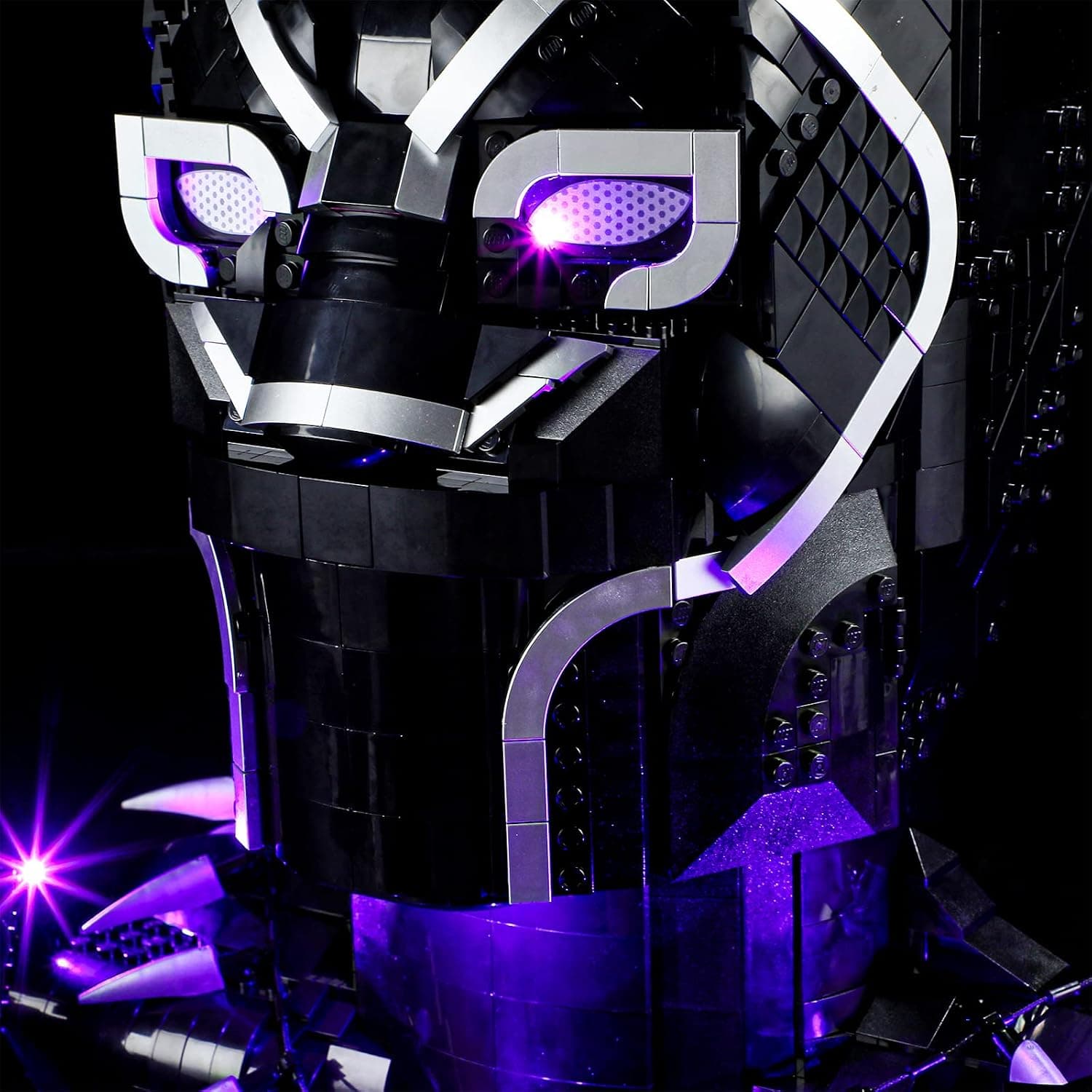 BRIKSMAX Kit d’éclairage à LED pour Lego Marvel Black Panther - Compatible with Lego 76215 Blocs de Construction Modèle- Pas inclure l’Ensemble Lego