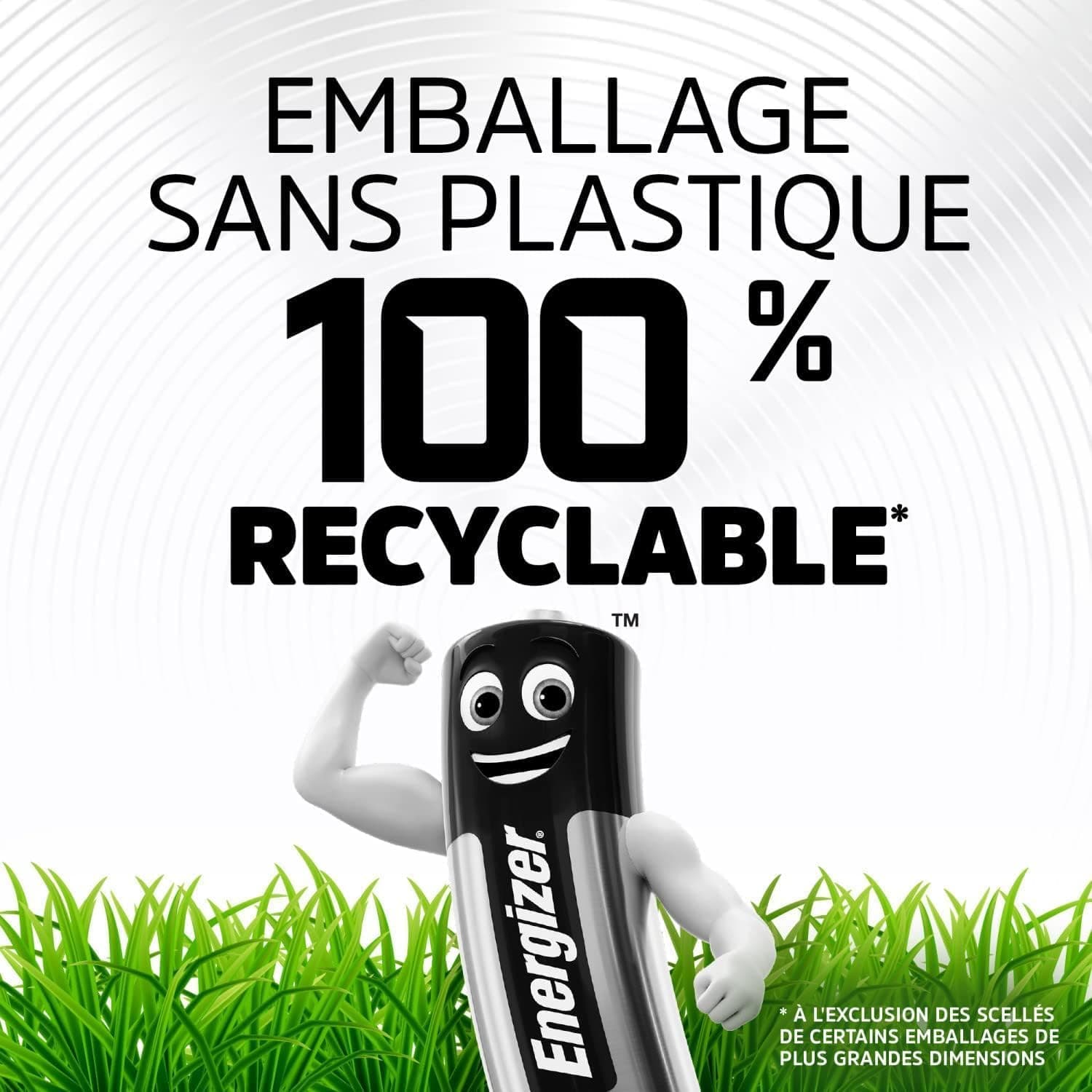 Energizer Advanced - Piles AAA (Lot de 24) Micro LR03 Alcaline 1,5 V - Haute Performance - Télécommandes, Jouets et Électroniques - Made in EU - Emballage 0% Plastique - Conservation 10 Ans