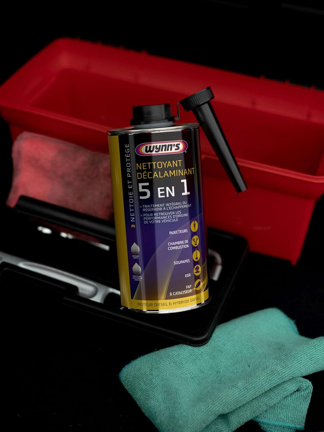 Wynn's Nettoyant Décalaminant Diesel - Additif Diesel - 1L