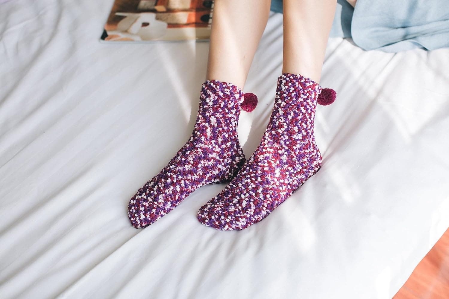 JARSEEN 2/3 Coffret Cadeau Noel Chaussettes Femme Super Confortables Chaud Douces Mignon Noël