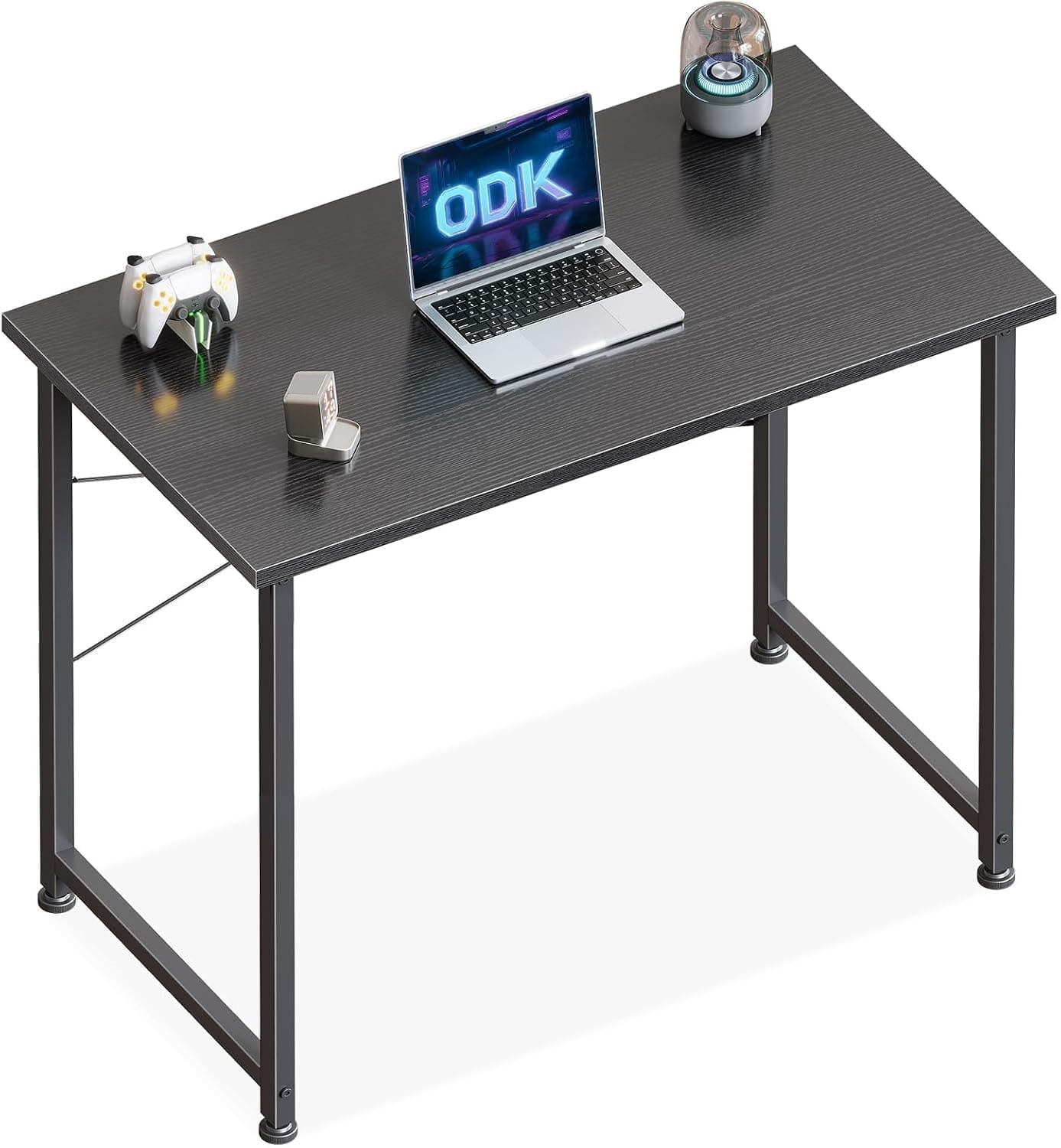 ODK Petits Bureau, 80x40cm, Bureau d'Ordinateur, Noir