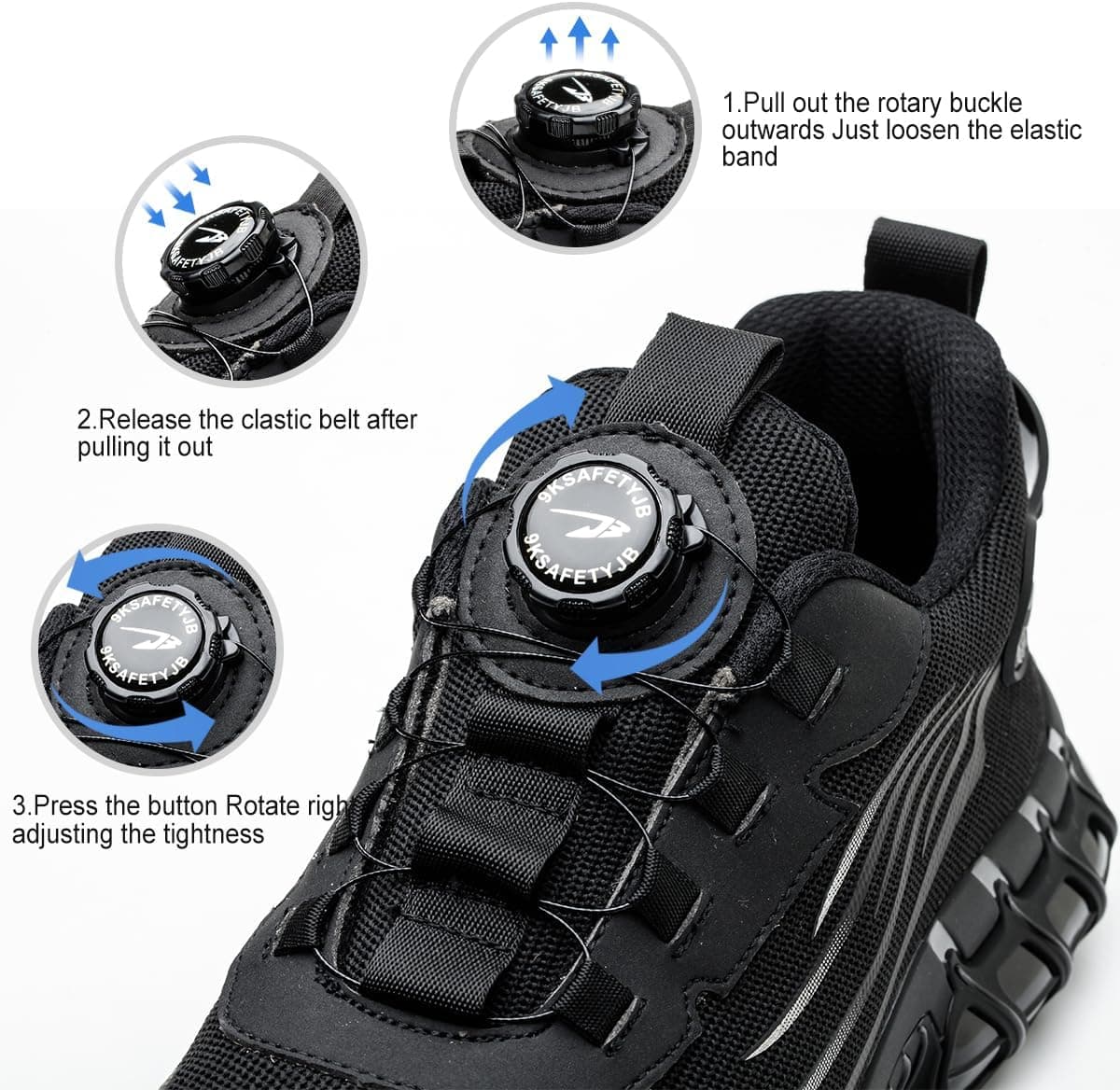 Chaussures de Sécurité Hommes Femme Basket Securite Chaussures de Travail