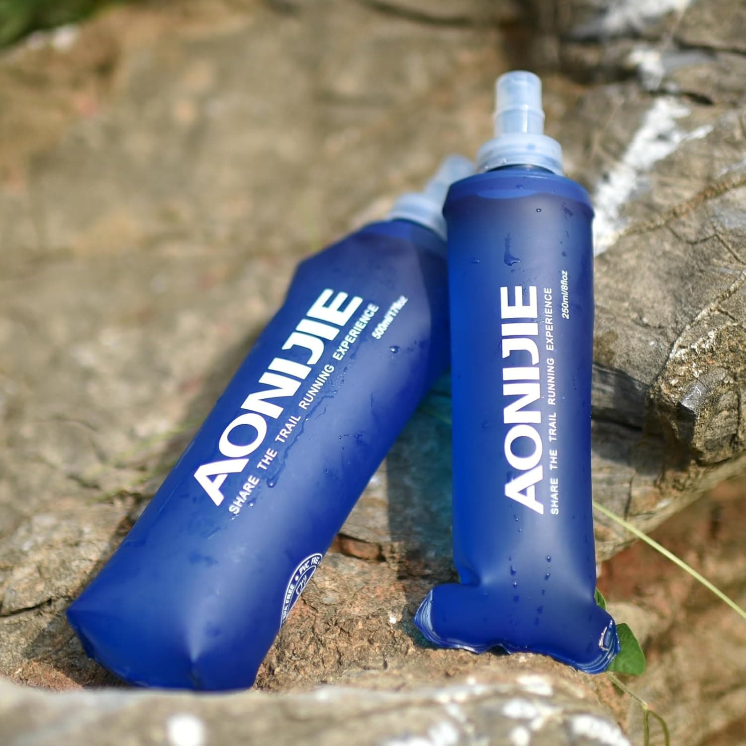 TRIWONDER Gourde Souple Pliable Running Bouteille d'eau | Flasque, Poche Hydratation, Réservoir d'eau, Sport Utilisation en Extérieur