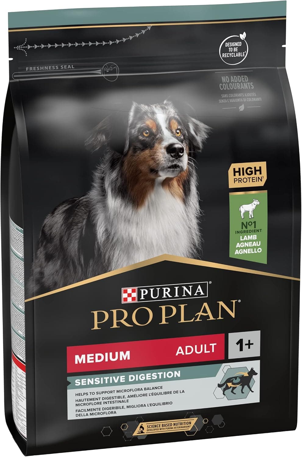 PRO PLAN Chien Medium Adult Sensitive Digestion Agneau 14KG