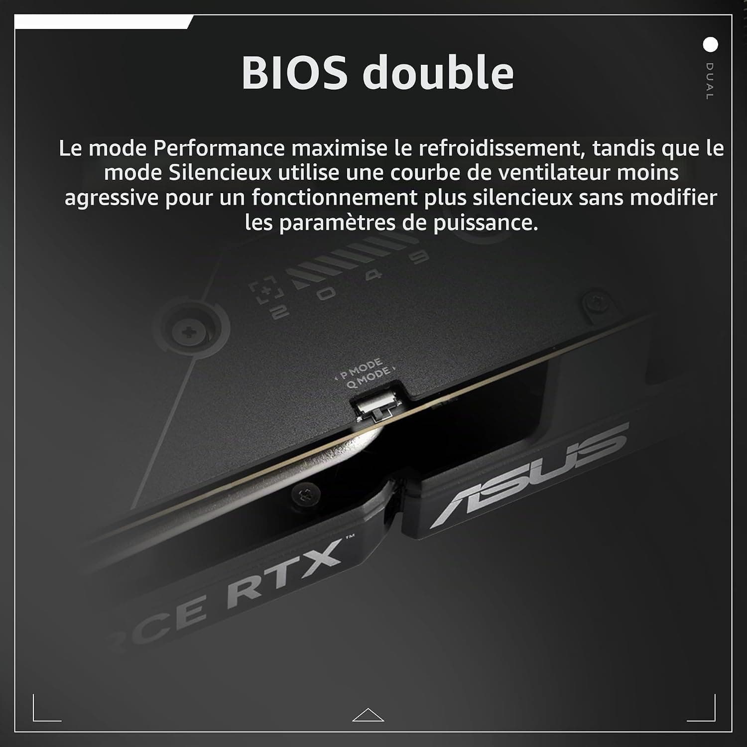 ASUS Dual GeForce RTX 5060 8GB GDDR7 OC Edition Carte Graphique Gaming
