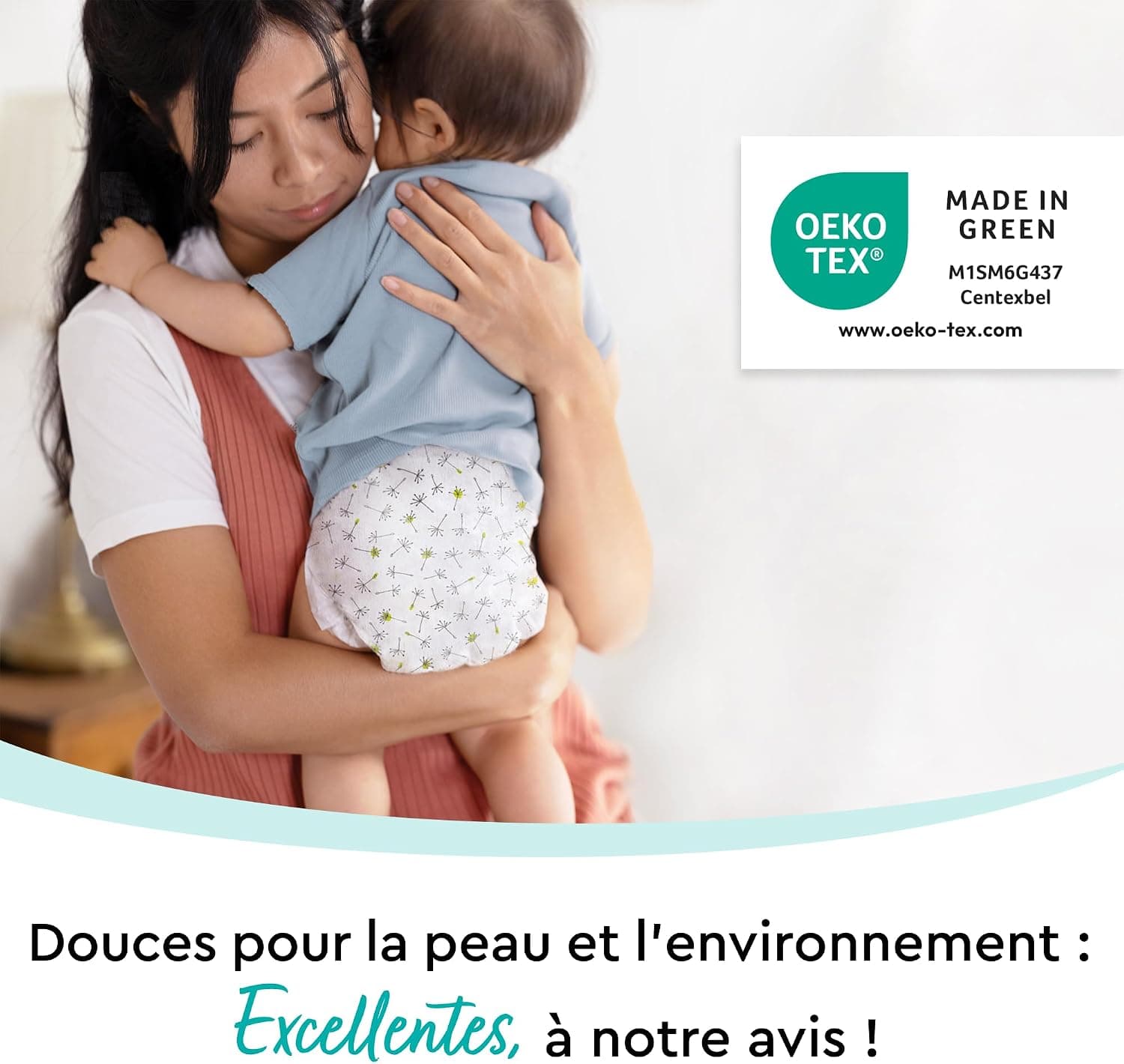 LILLYDOO - Couches Bébé Hypoallergéniques, Taille 2 (4-8 kg), 25 pièces, Ultra Douces et Absorbantes, sans Parfum et Lotion pour les peaux sensibles, Testées dermatologiquement