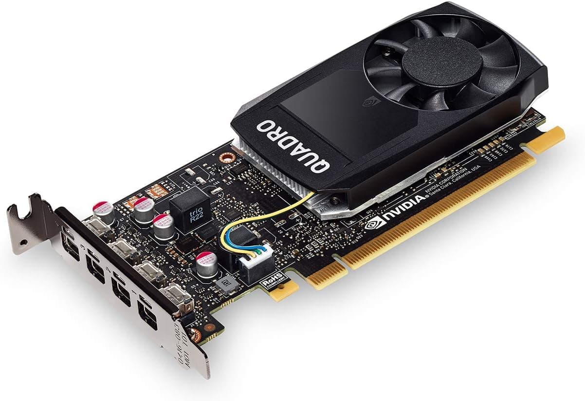 PNY VCQP1000-PB Carte Graphique NVIDIA Noir