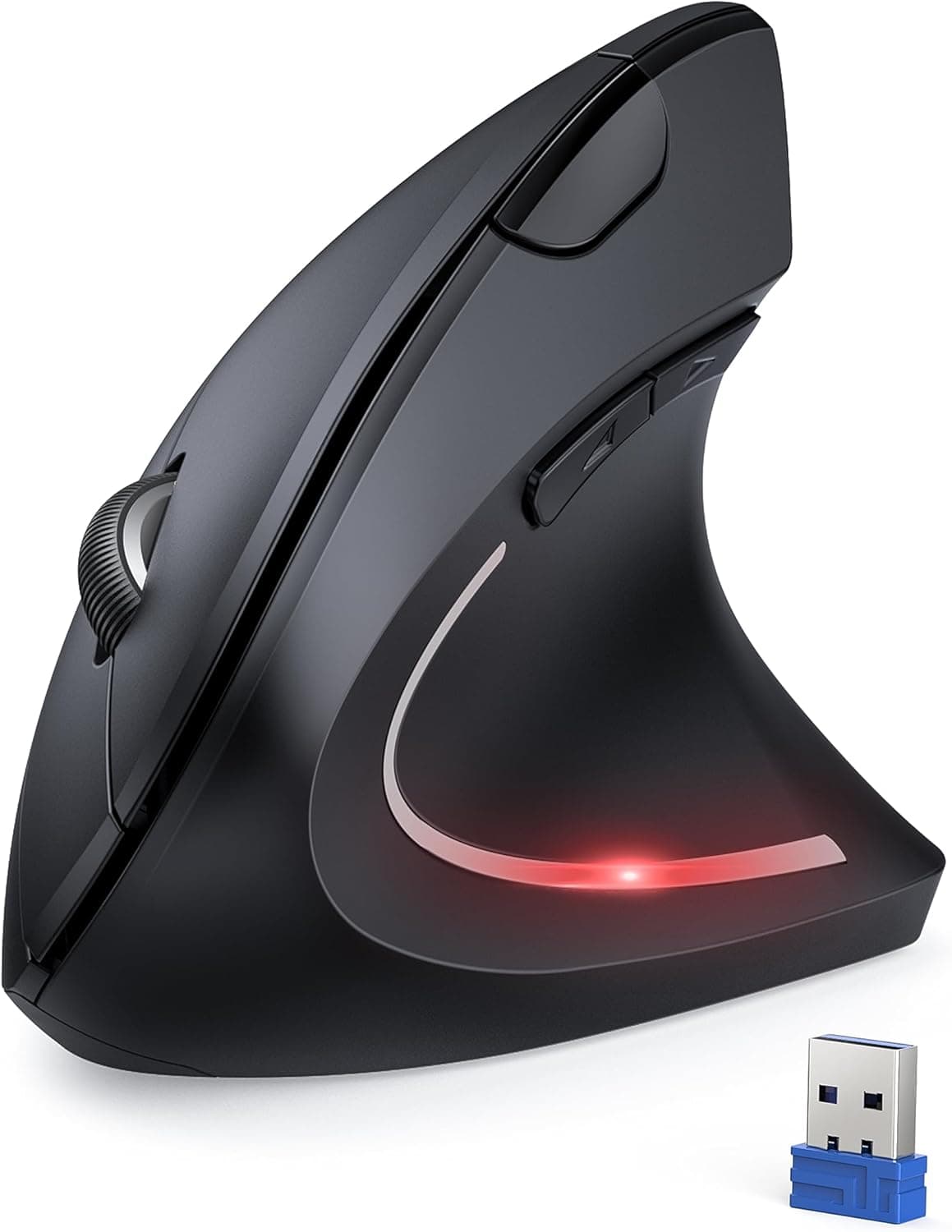 TECKNET Souris Ergonomique sans Fil 2.4G, Verticale Souris Silencieuse