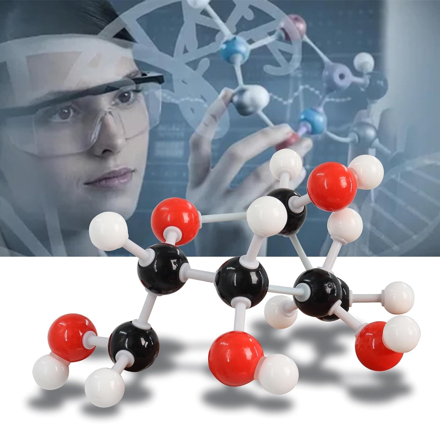 Kit de Modèles Moléculaires 189 Pièces pour Chimie Organique et Inorganique