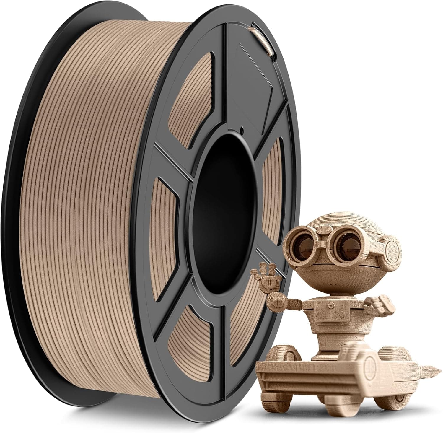TECBEARS PLA Bois Filament 1.75mm 1KG Bois