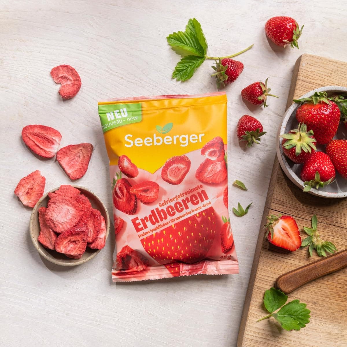 Seeberger Fraises lyophilisées, 15g