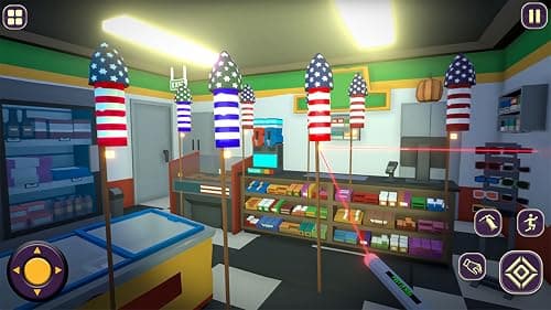 Fireworks Simulator DIY Games: Arcade Firecrackers Game