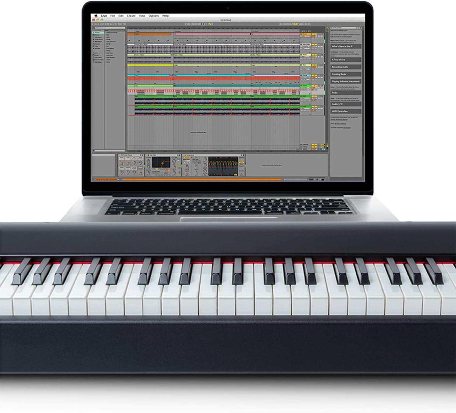 M-AUDIO Hammer 88 Controleur Clavier USB MIDI | 88 Touches a Action Marteau Lestees et Suite Logicielle d'Enregistrement en Studio