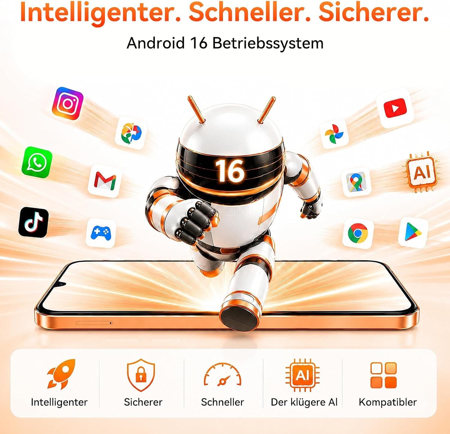 Blackview Wave 10C Telephone Portable 6,88" HD+, Smartphone Android 16, 16+32Go (ext 1To), Double SIM, 5000mAh, 32+13MP, Face ID/GPS/OTG, Compatible Orange, SFR, Bouygues, Free Mobile â Noir