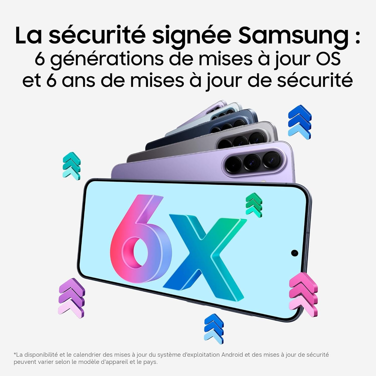 Samsung Galaxy A57 5G, Smartphone Android 5G avec l'IA Accessible à Tous, 256 Go, RAM 8 Go, Chargeur Secteur Rapide 25W Inclus, Smartphone déverrouillé, Bleu, Version FR