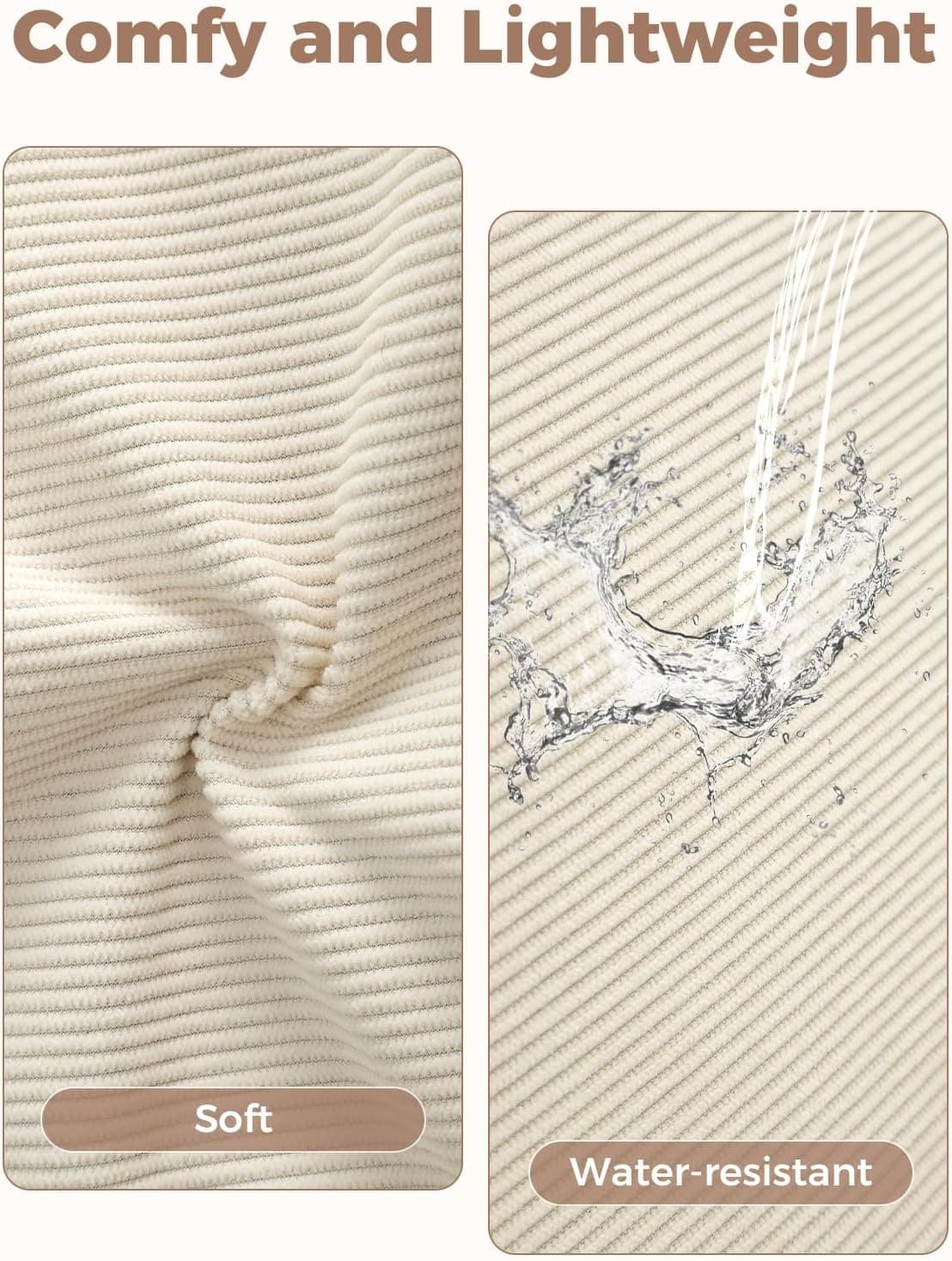 Lekesping Sac Fourre-Tout Femme Grand en Velours Côtelé, Bandouliere Cabas avec Fermeture Éclair et Poches, Léger Sac a Main Ordinateur 17 Pouces pour Voyage Shopping Université et Usage Quotidien