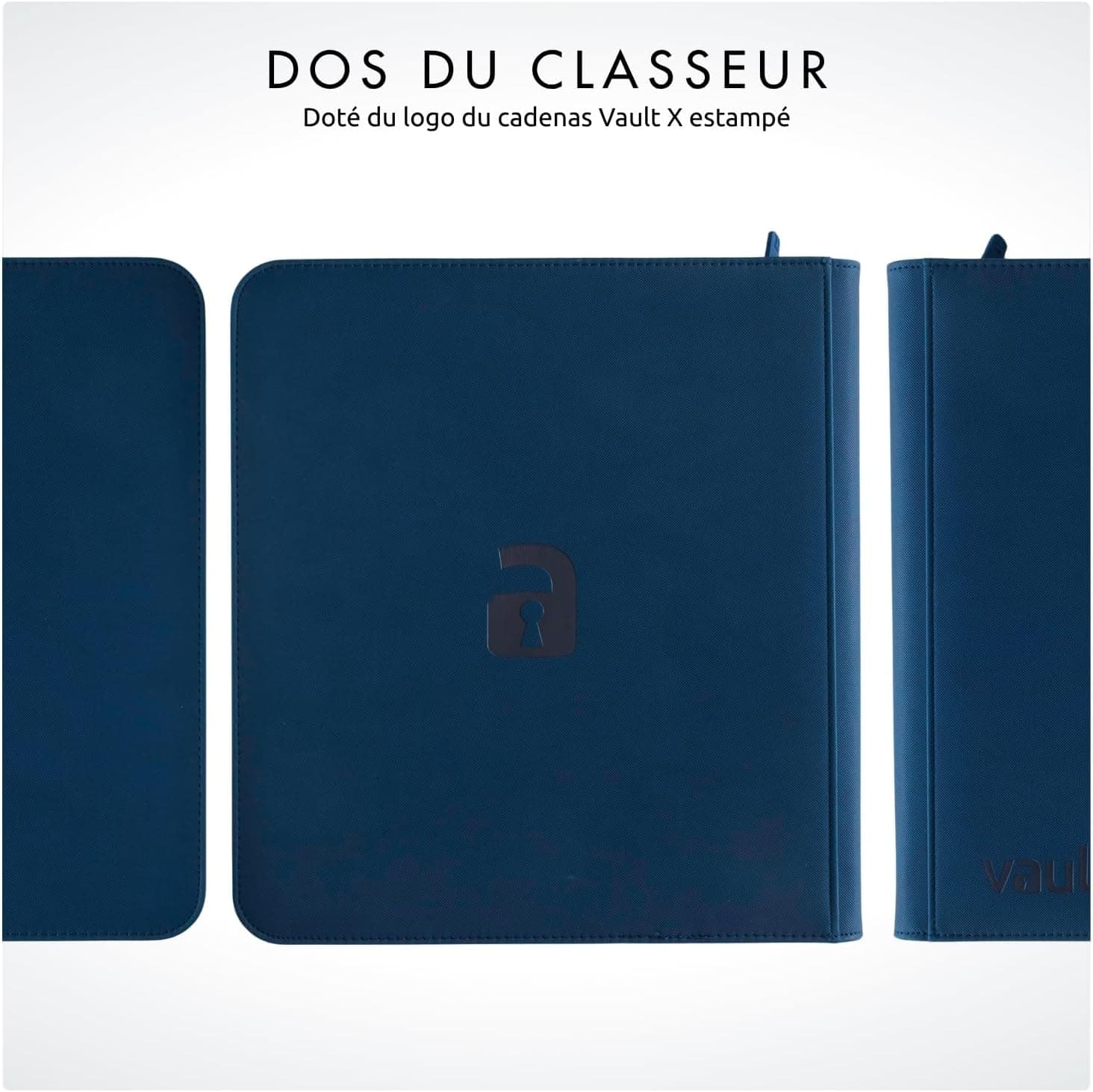 Vault X Exo-Tec® Classeur à 12 compartiments pour cartes à collectionner avec fermeture à glissière - 480 pochettes latérales