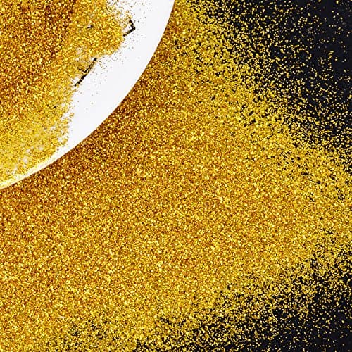JNCH 50g Poudre Paillettes Doré + 50g Poudre Paillettes Argenté Scintillant pour Décoration Noël Loisirs Créatifs Manucure Ongles Nail Art