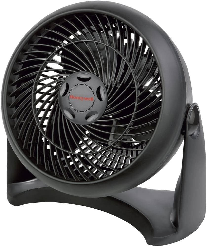 Honeywell ventilateur TurboForce Power (fonctionnement silencieux pour rafraîchissement, inclinaison variable à 90°, 3 vitesses, option de fixation murale, ventilateur de table) HT900