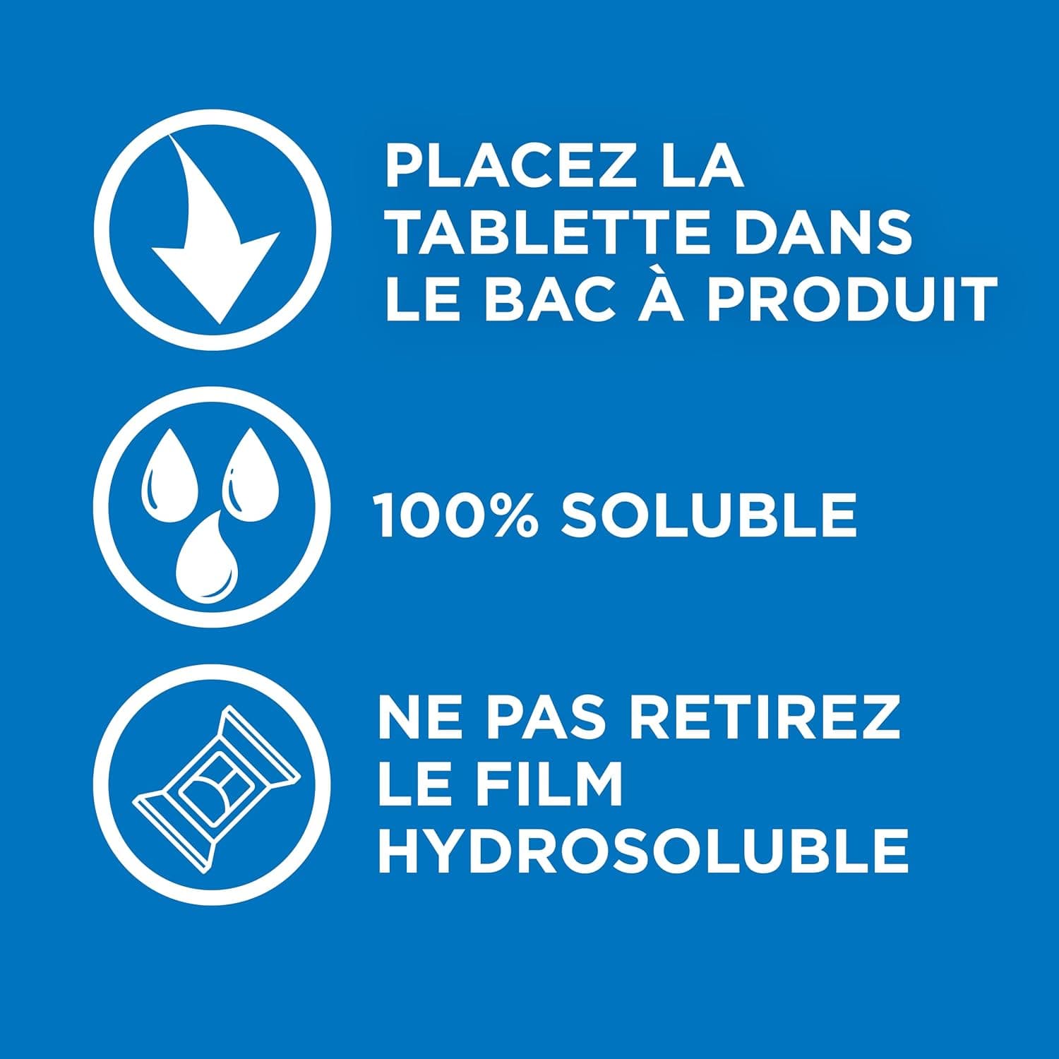 SUN - pastilles lave-vaisselle Tout en 1 Hygiène - 46 tablettes - avec 85% d'ingrédients d'origine naturelle - 100% efficace sur + de 99 taches