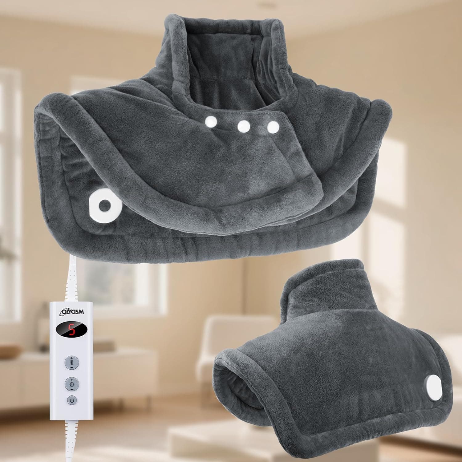 Coussin Chauffant Electrique 50 x 56 cm Coussin Chauffant Cervicales