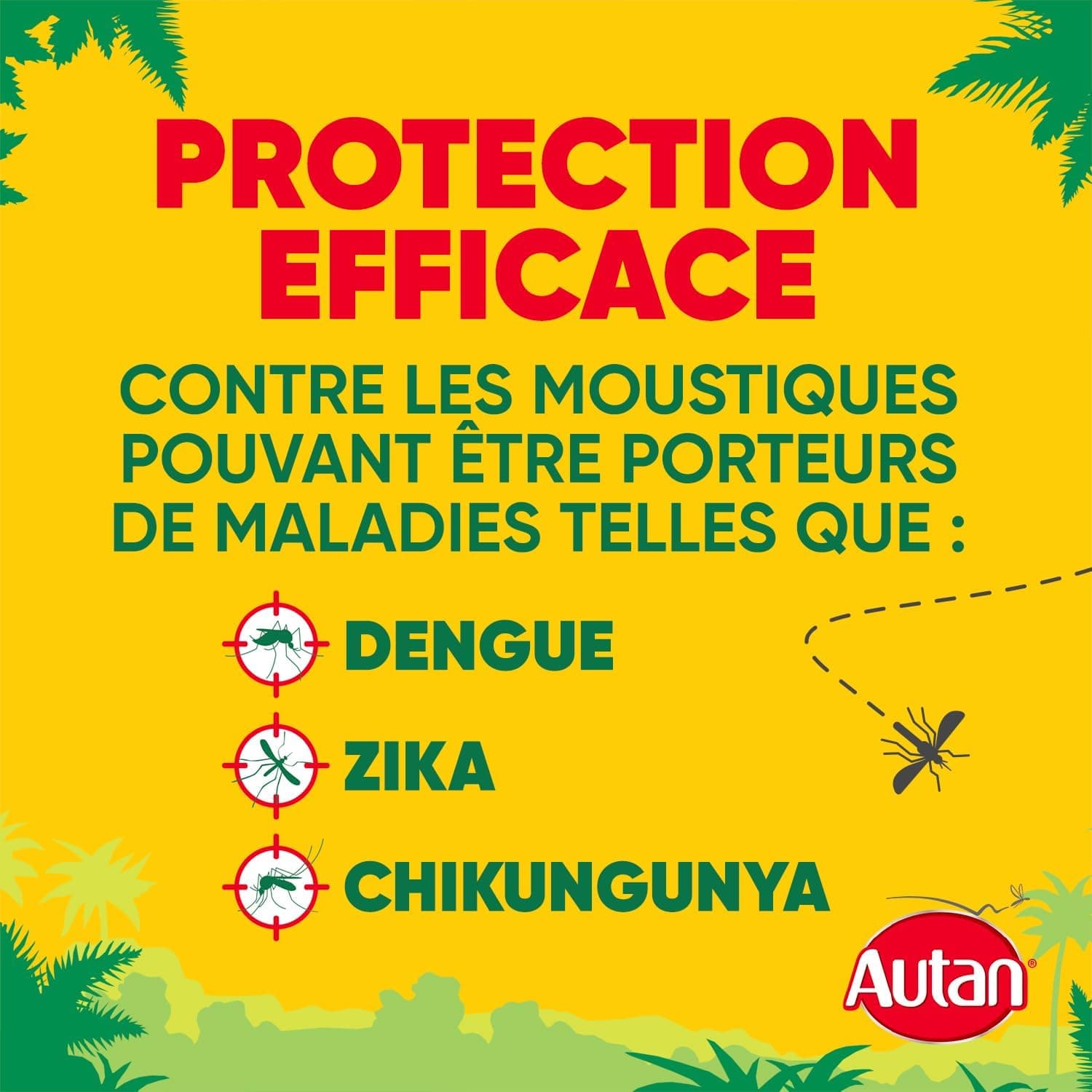 Autan Tropical Répulsif Anti-Moustiques Tigres & Tropicaux Spray 100 ml