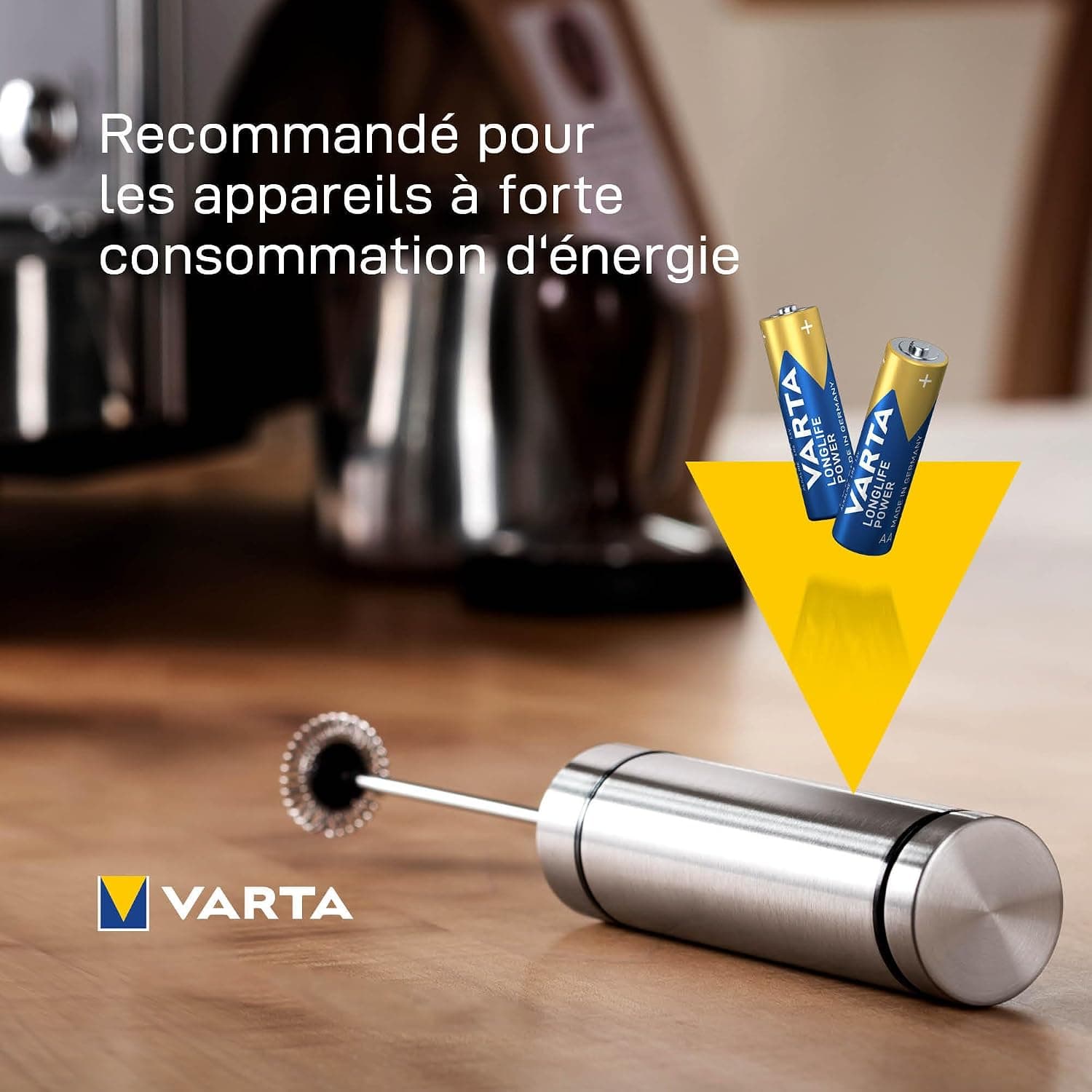 VARTA Piles AA, 10+10 (lot de 20), Longlife Power, Alcalines, 1,5V, emballage recyclé à 90%, adaptées aux jouets, souris sans fil, lampes de poche, Made in Germany | pile AA LR6, Made in Germany, conservation jusqu'à 10 ans, pour console de jeux, brosse à dents, souris ou manette
