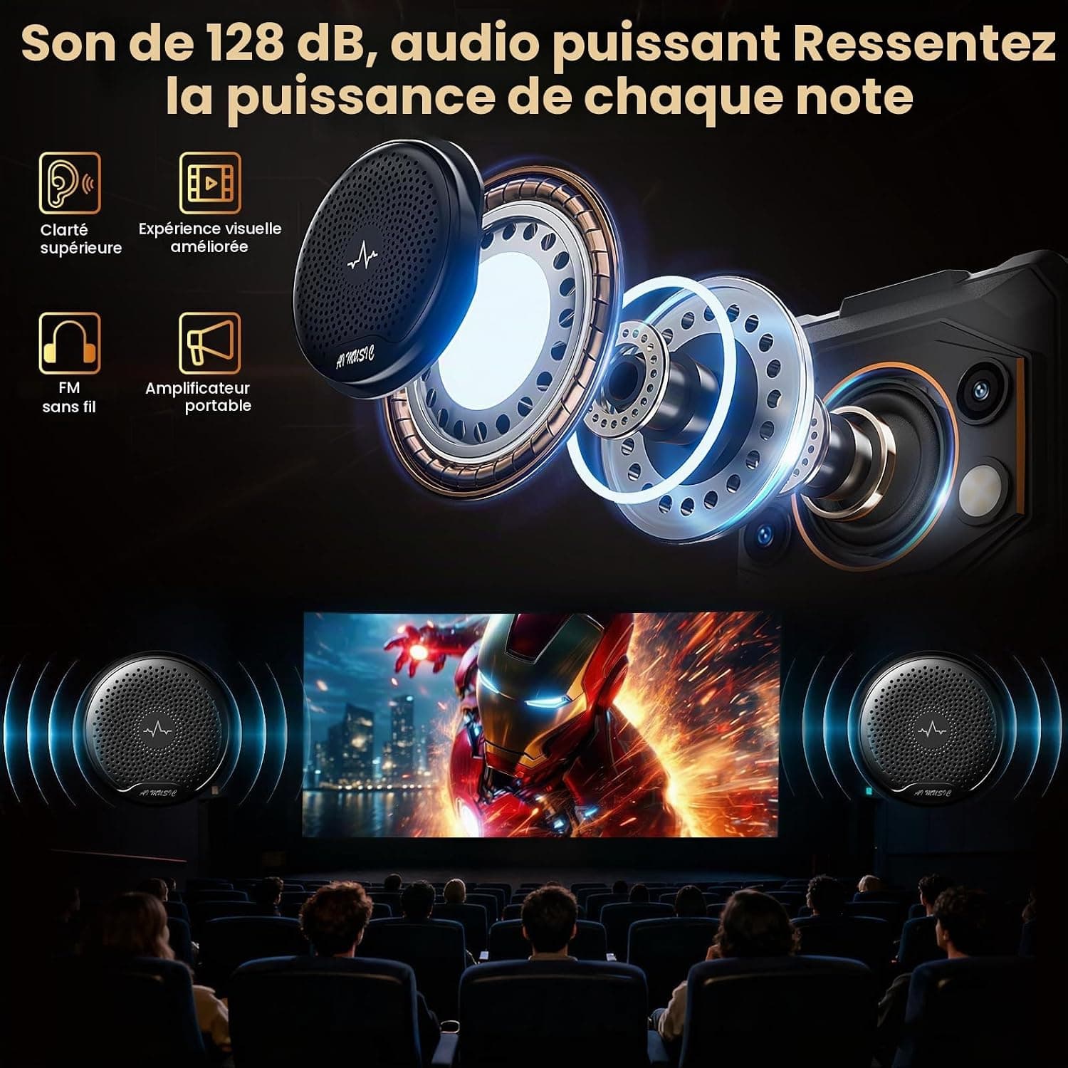 FOSSiBOT F110Pro 5G Telephone Incassable Android 15-11000mAh
