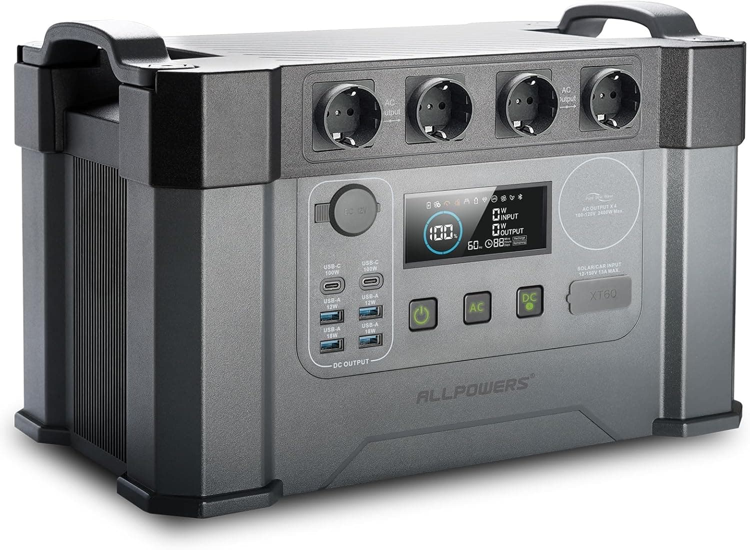 ALLPOWERS S2000Pro Station électrique portable 2400W 1451Wh (crête 4000 W)