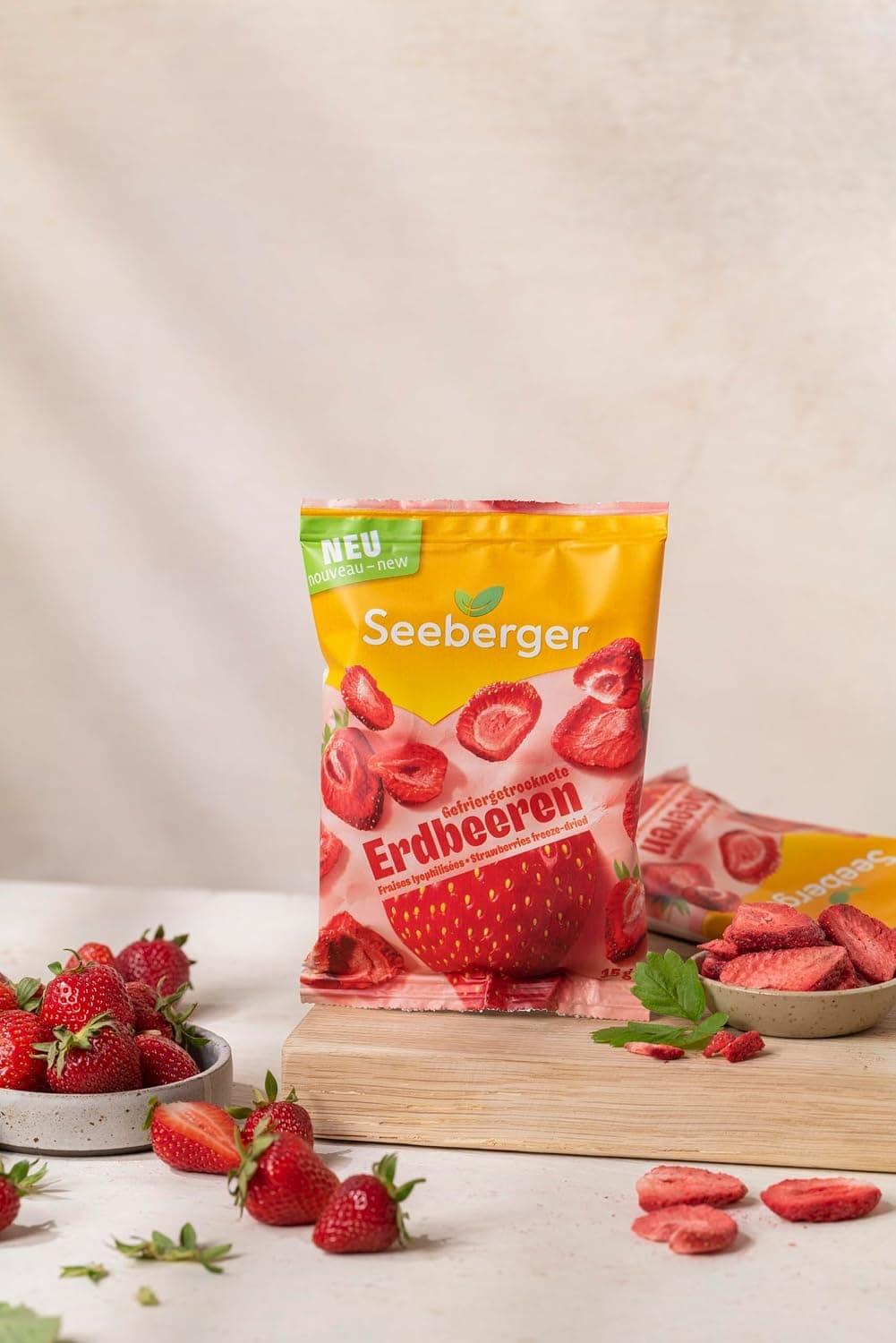 Seeberger Fraises lyophilisées, 15g