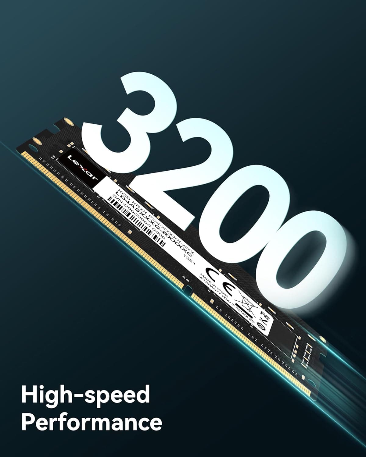 Lexar SODIMM RAM DDR4 8Go, 3200 MHz