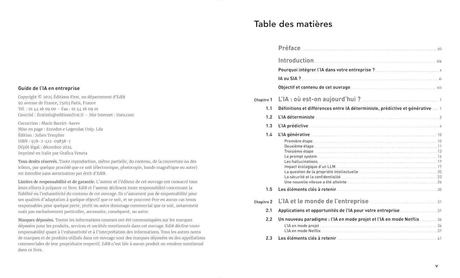 Guide de l'IA en entreprise