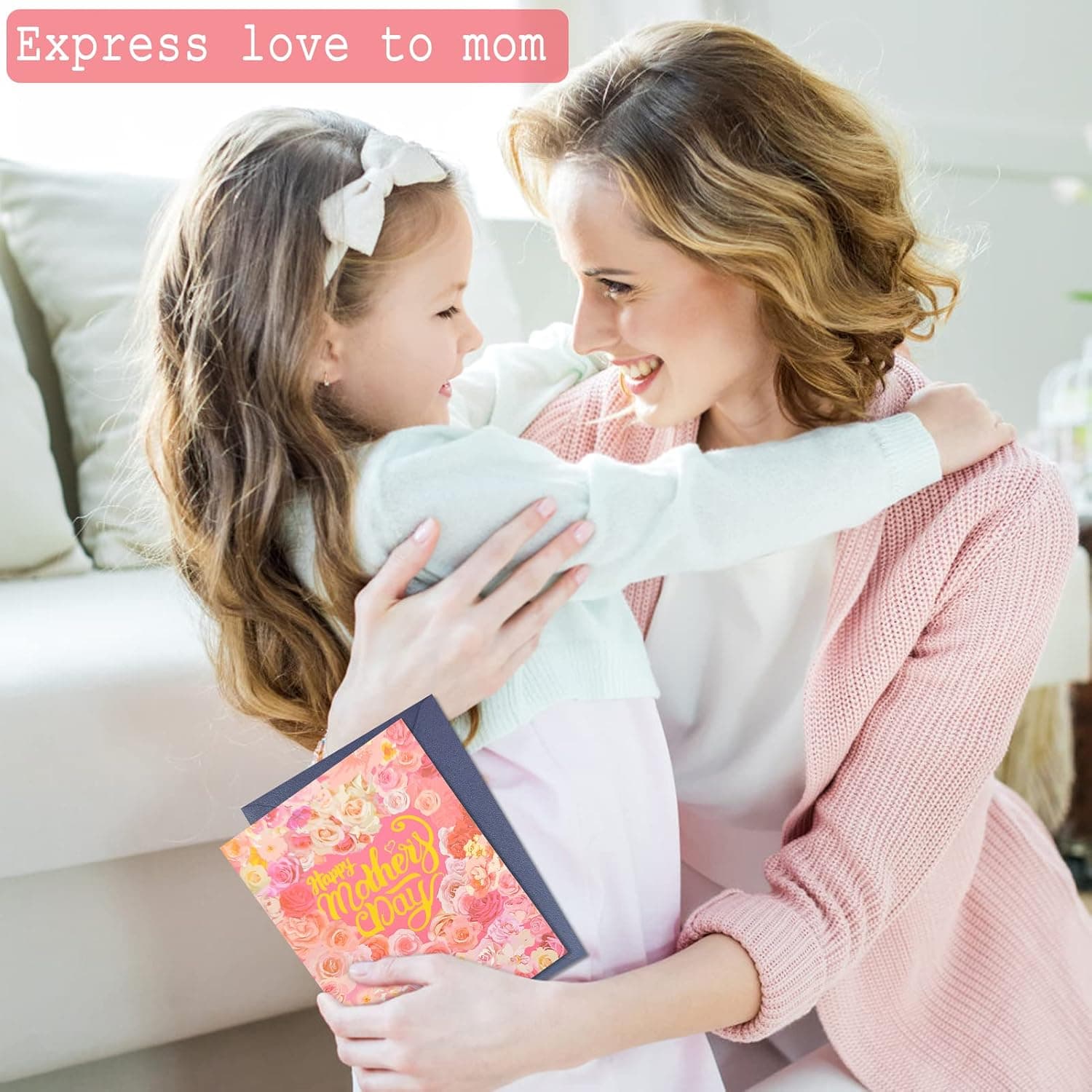 Shinybox Carte de Fête des Mères, 3D Pop Up Carte de Voeux pour ma maman D'amour, Carte de Voeux 3D Fête des Mères, Meilleur Cadeau pour l'Anniversaire de Maman et la Fête des Mères