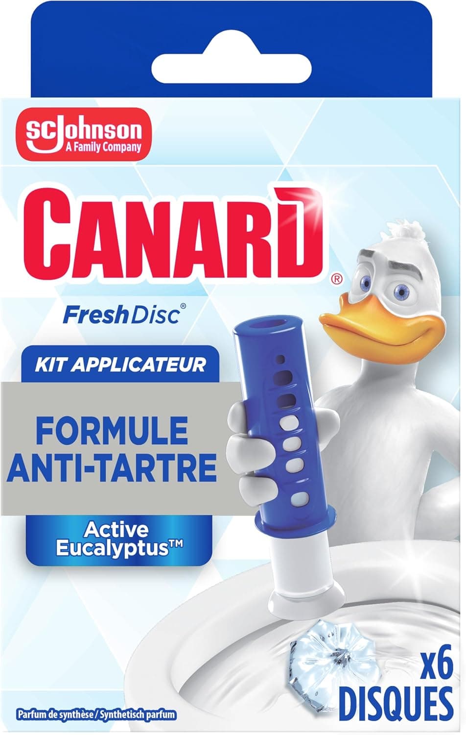 Canard Fresh Disc Active Eucalyptus Kit Applicateur 6 Disques