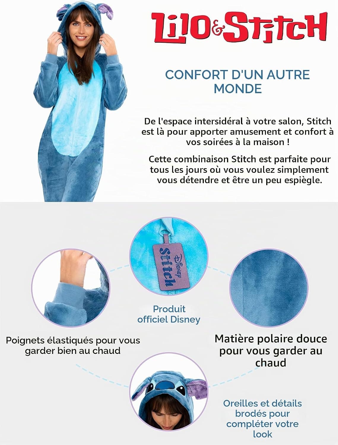 Disney Onesie Femme Lilo & Stitch