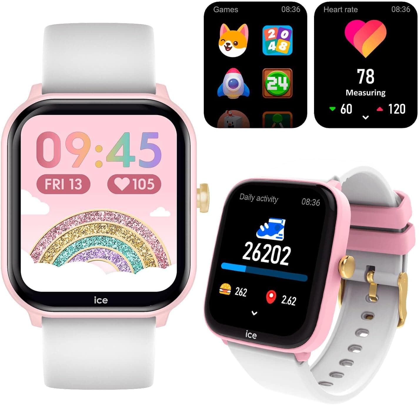 Ice-Watch - ICE smart junior 2.0 - Montre connectée pour enfant avec bracelet en silicone (1,75 pouces)