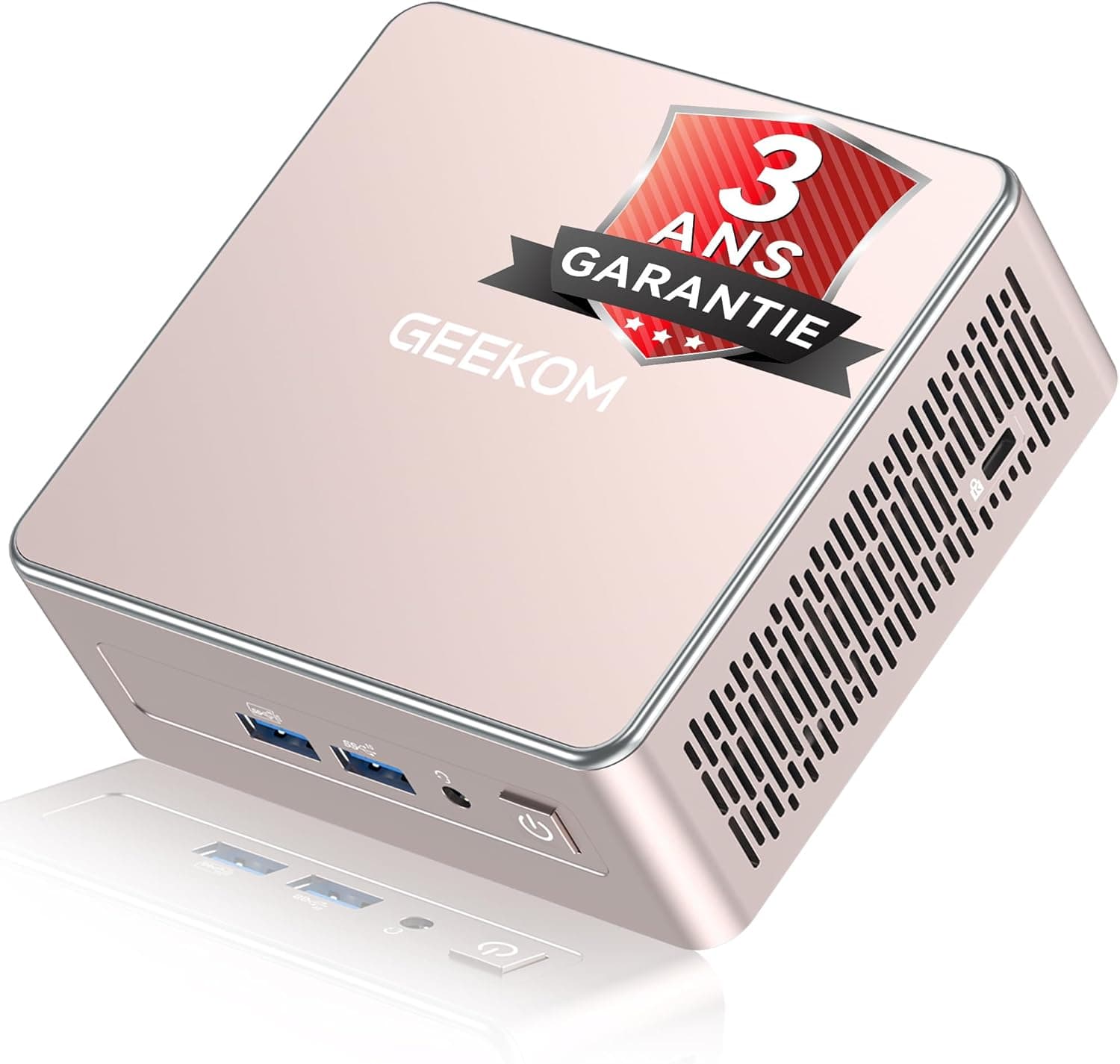 GEEKOM A5 Business Mini PC AMD Ryzen 7 7730U, 512Go SSD 16Go DDR4(Évolutif)
