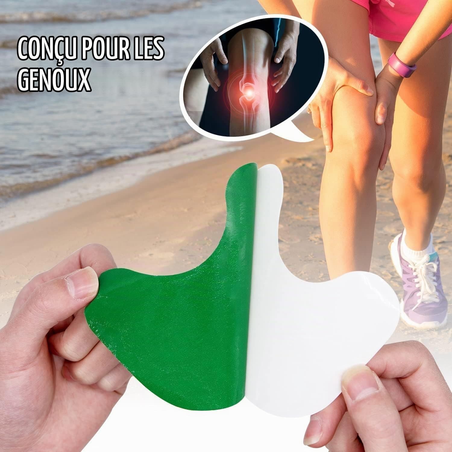 Patchs anti-douleur 52 pièces, patchs chauffants pour le genou, le dos, les épaules et le cou pour soulager la douleur, ingrédients naturels chauds à base de plantes, patch en pâte pour soulager