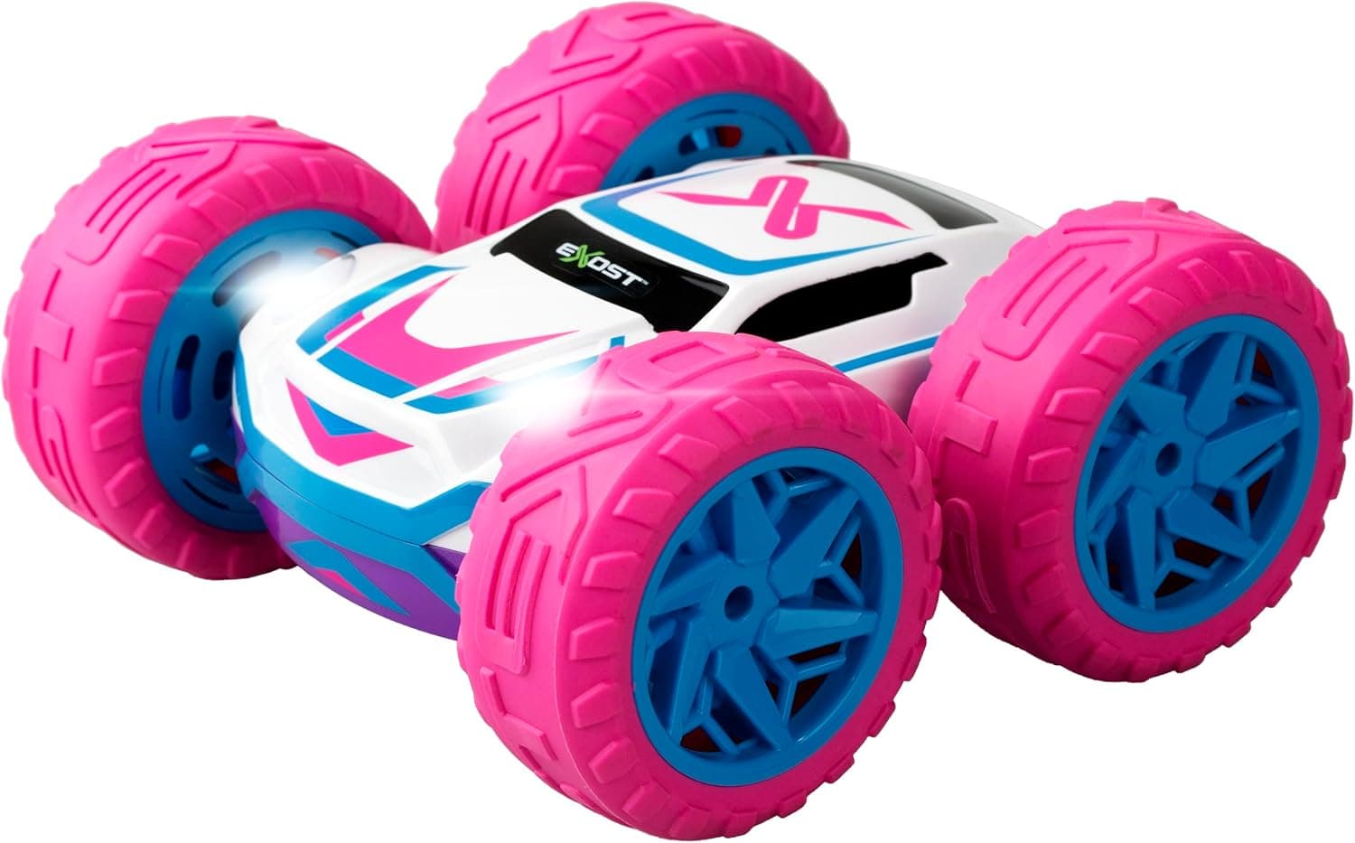 Silverlit - Exost Voiture Télécommandée Tout-Terrain 360 Cross - Batterie Rechargeable - Conduite sur 2 Faces à 360° + Phares LED - Vitesse : 12km/h - Jouet pour Enfants dès 5 Ans