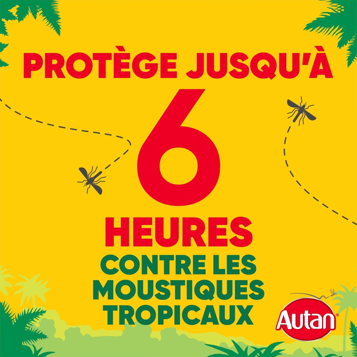 Autan Tropical Répulsif Anti-Moustiques Tigres & Tropicaux Spray 100 ml