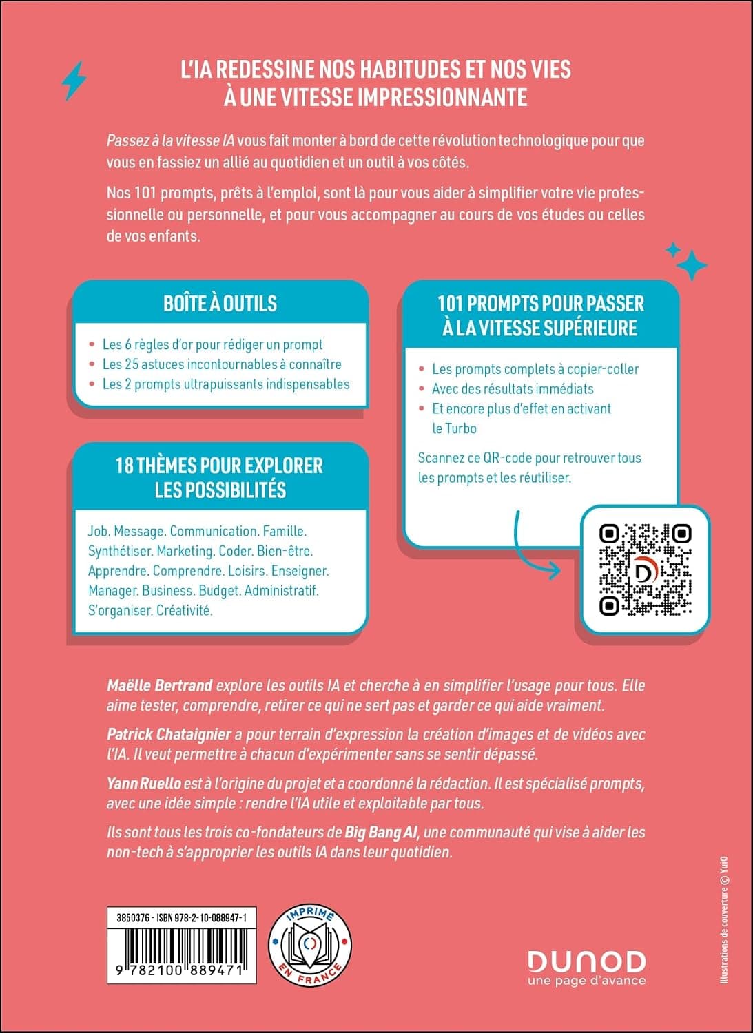 Passez à la vitesse IA : vie perso, vie pro et études: 101 prompts pour simplifier votre quotidien