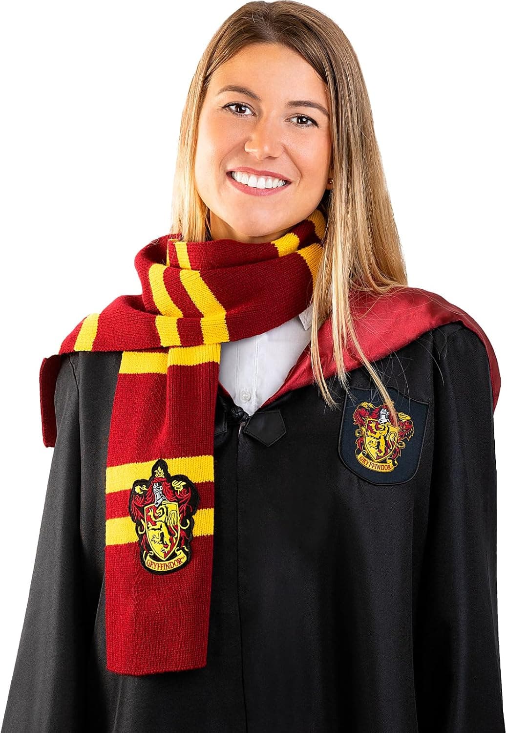 Funidelia | Écharpe Harry Potter - Harry Potter pour homme et femme Poudlard, Sorciers - Accessoires pour adultes, déguisements et accessoires pour Halloween, carnaval et fêtes
