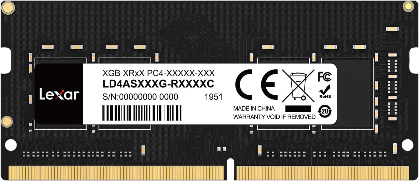 Lexar SODIMM RAM DDR4 8Go, 3200 MHz
