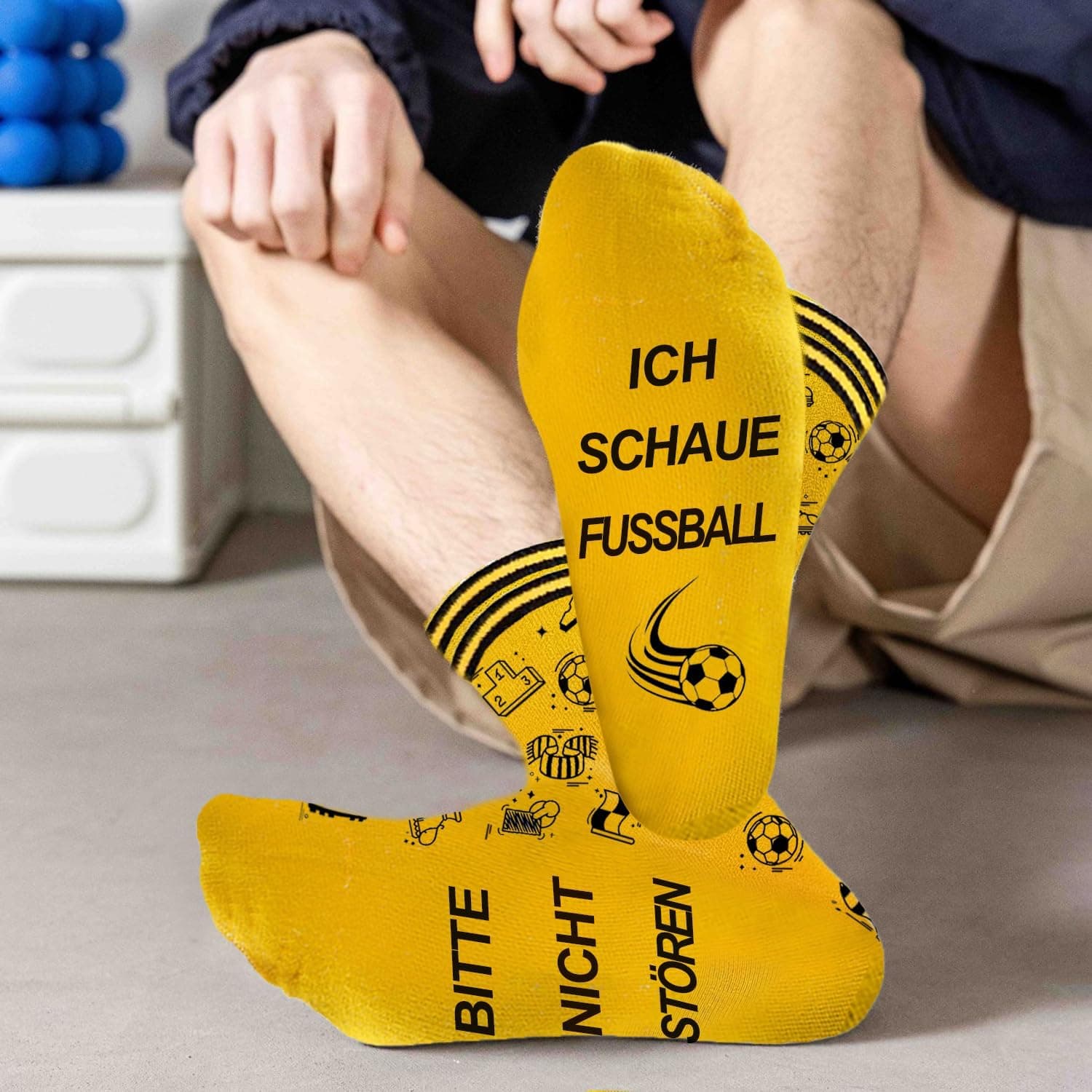 Piroo Chaussettes Humour Homme Chaussettes Rigolote Drole Fantaisie Idée Cadeau Noel Homme Original Cadeau Papa personnalisé Drole Rigolo Humoristique Funny Socks