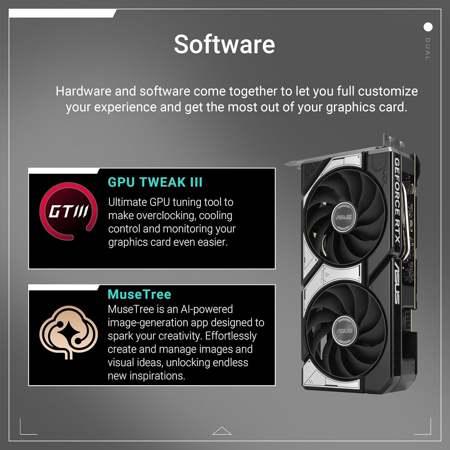 ASUS Dual GeForce RTX 5060 Ti 16GB GDDR7 OC Edition Carte Graphique Gaming